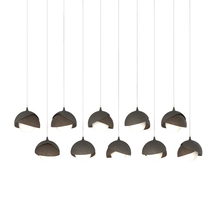 Hubbardton Forge - Canada 131205-SKT-LONG-07-05-GG0711 - Brooklyn 10-Light Double Shade Pendant