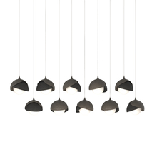 Hubbardton Forge - Canada 131205-SKT-LONG-07-10-GG0711 - Brooklyn 10-Light Double Shade Pendant