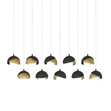 Hubbardton Forge - Canada 131205-SKT-LONG-10-86-GG0711 - Brooklyn 10-Light Double Shade Pendant