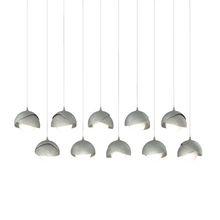 Hubbardton Forge - Canada 131205-SKT-LONG-82-85-GG0711 - Brooklyn 10-Light Double Shade Pendant