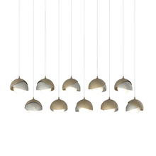 Hubbardton Forge - Canada 131205-SKT-LONG-84-85-GG0711 - Brooklyn 10-Light Double Shade Pendant