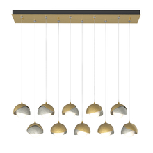 Hubbardton Forge - Canada 131205-SKT-STND-86-85-GG0711 - Brooklyn 10-Light Double Shade Pendant