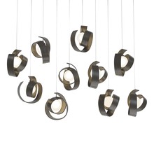 Hubbardton Forge - Canada 131208-SKT-LONG-07-GG0711 - Riza 10-Light Pendant