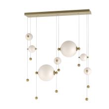 Hubbardton Forge - Canada 139054-LED-STND-86-GG0694 - Abacus 7-Light Double Linear LED Pendant