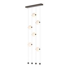 Hubbardton Forge - Canada 139055-LED-STND-05-GG0668 - Abacus 6-Light Ceiling-to-Floor LED Pendant