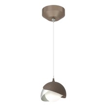 Hubbardton Forge - Canada 161183-SKT-STND-05-82-GG0711 - Brooklyn Double Shade Low Voltage Mini Pendant