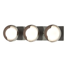 Hubbardton Forge - Canada 201378-SKT-85-14-GG0711 - Brooklyn 3-Light Straight Double Shade Bath Sconce