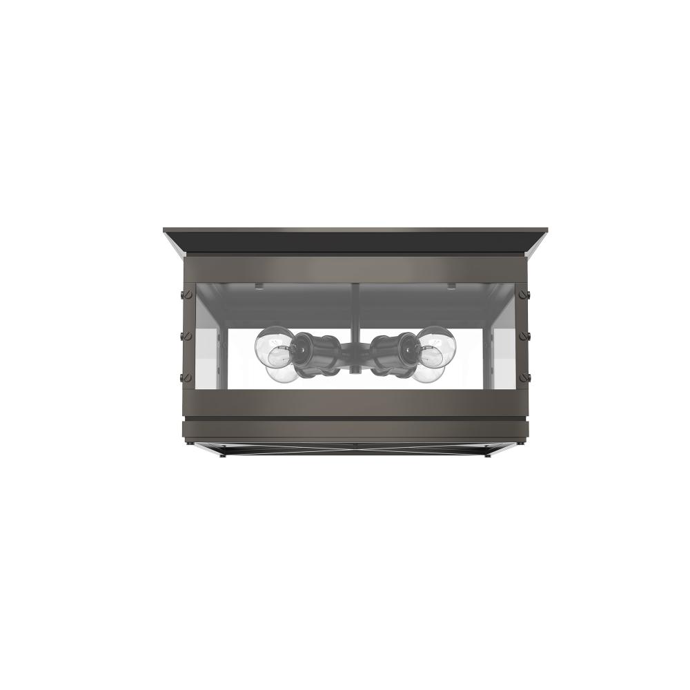 Douglas Urban Bronze 4 Lights Flush Mount