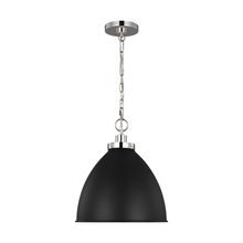 Visual Comfort & Co. Studio Collection CP1291MBKPN - Wellfleet Medium Dome Pendant