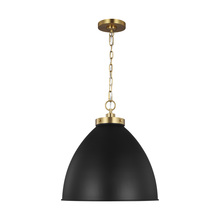 Visual Comfort & Co. Studio Collection CP1301MBKBBS - Wellfleet Large Dome Pendant