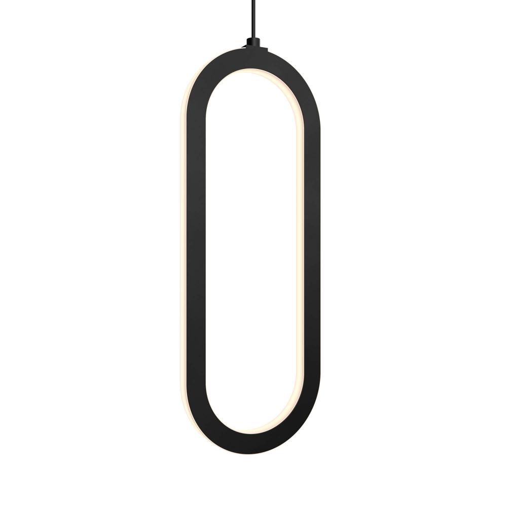 Single Vertical Oblong Pendant 16&#39;&#39;