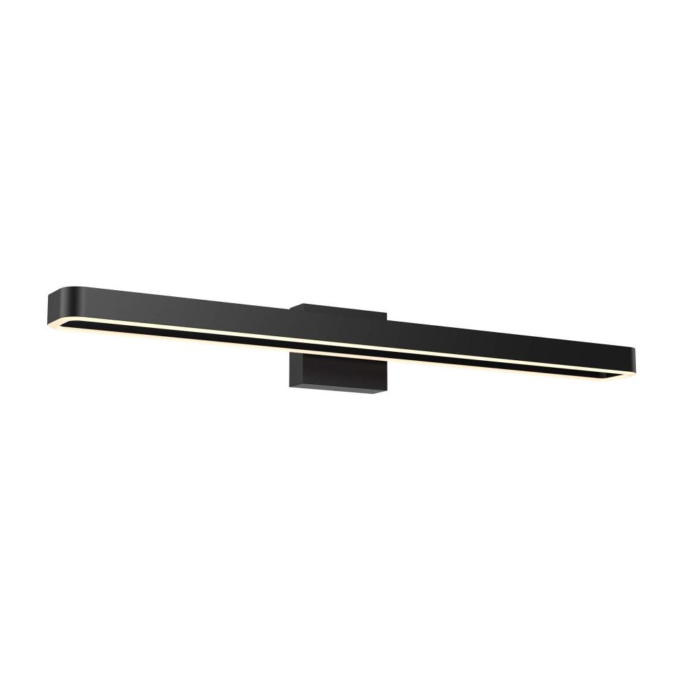 Rectangular swivel vanity wall sconce 36&#39;&#39; Black