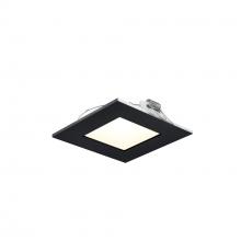 Dals 5004SQ-CC-BK - 4 Inch Square CCT LED Recessed Panel Light