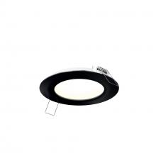 Dals 5005-CC-V-BK - Multi CCT Slim Round Recessed Panel Light - universal 120V-347V, 0-10V dimming