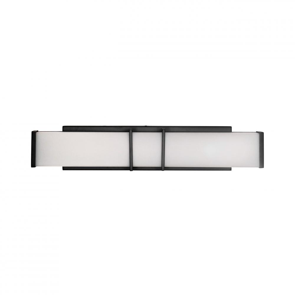 Lateral - LED CCT 24 Vanity in Black