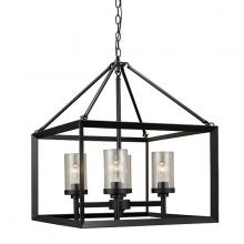 Russell Lighting 111-618/BLK - Heartland Chandeliers Black