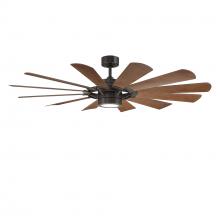 WAC Smart Fan Collection F-080L-OB/DW - Windmill Oil Rubbed Bronze/Dark Walnut With Luminaire