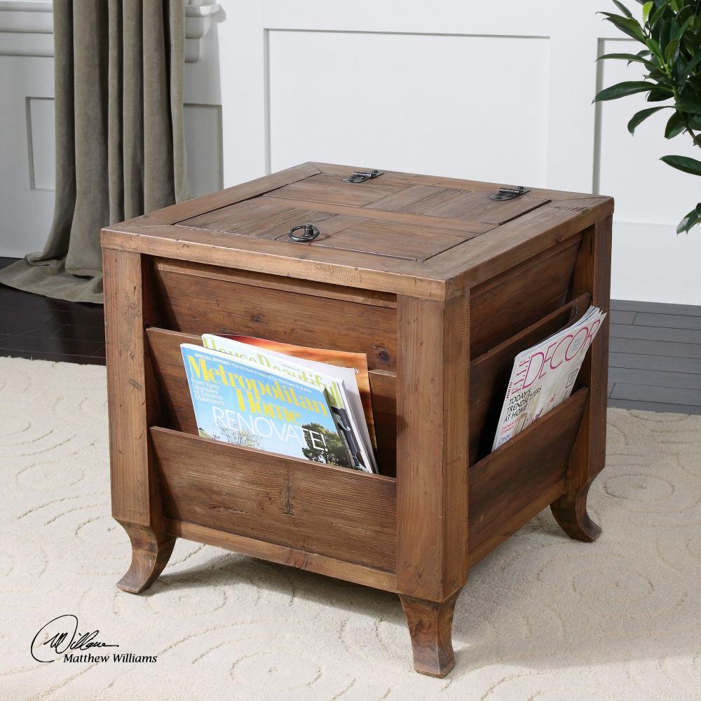 Uttermost Rimmon Wooden Side Table