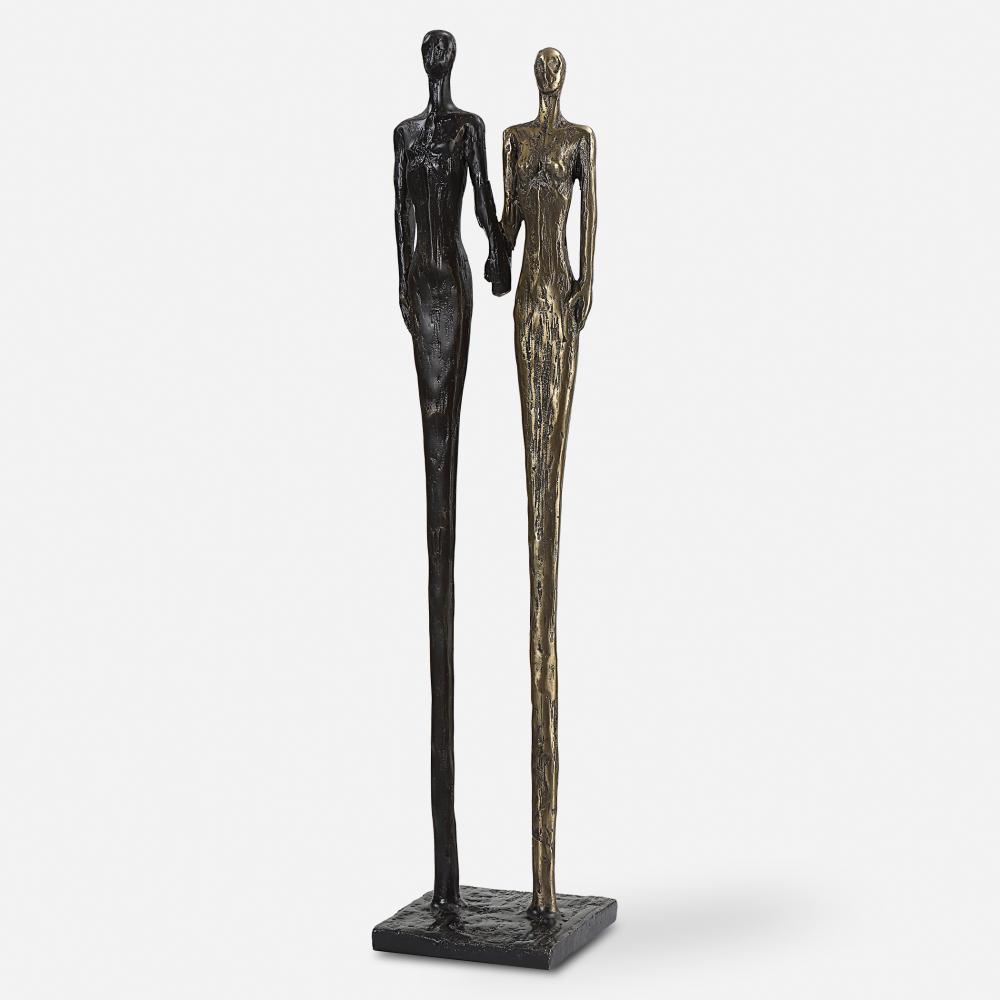 Two&#39;s Company Cast Iron Sculpture