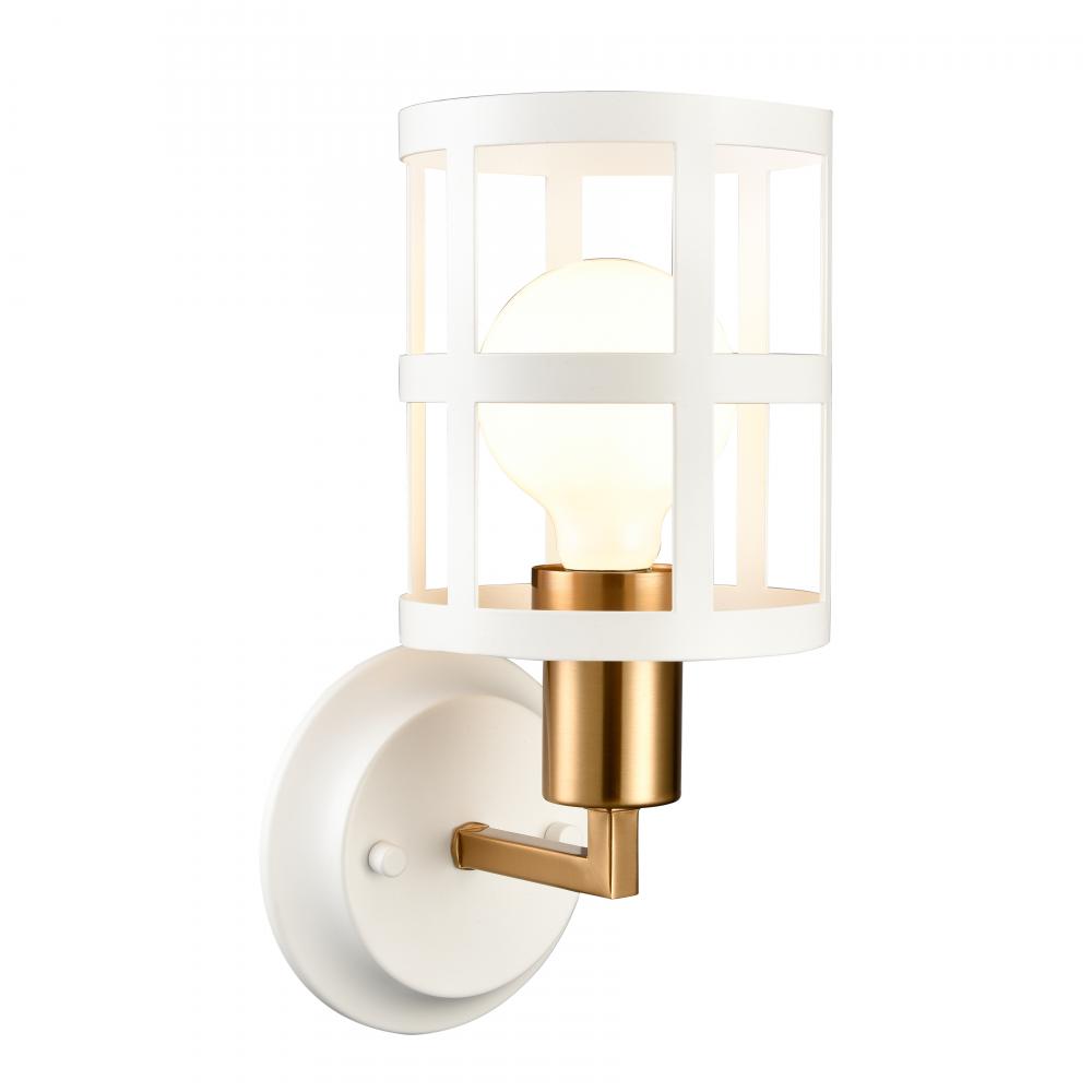 Wescott 12&#39;&#39; High 1-Light Vanity Light - Matte White