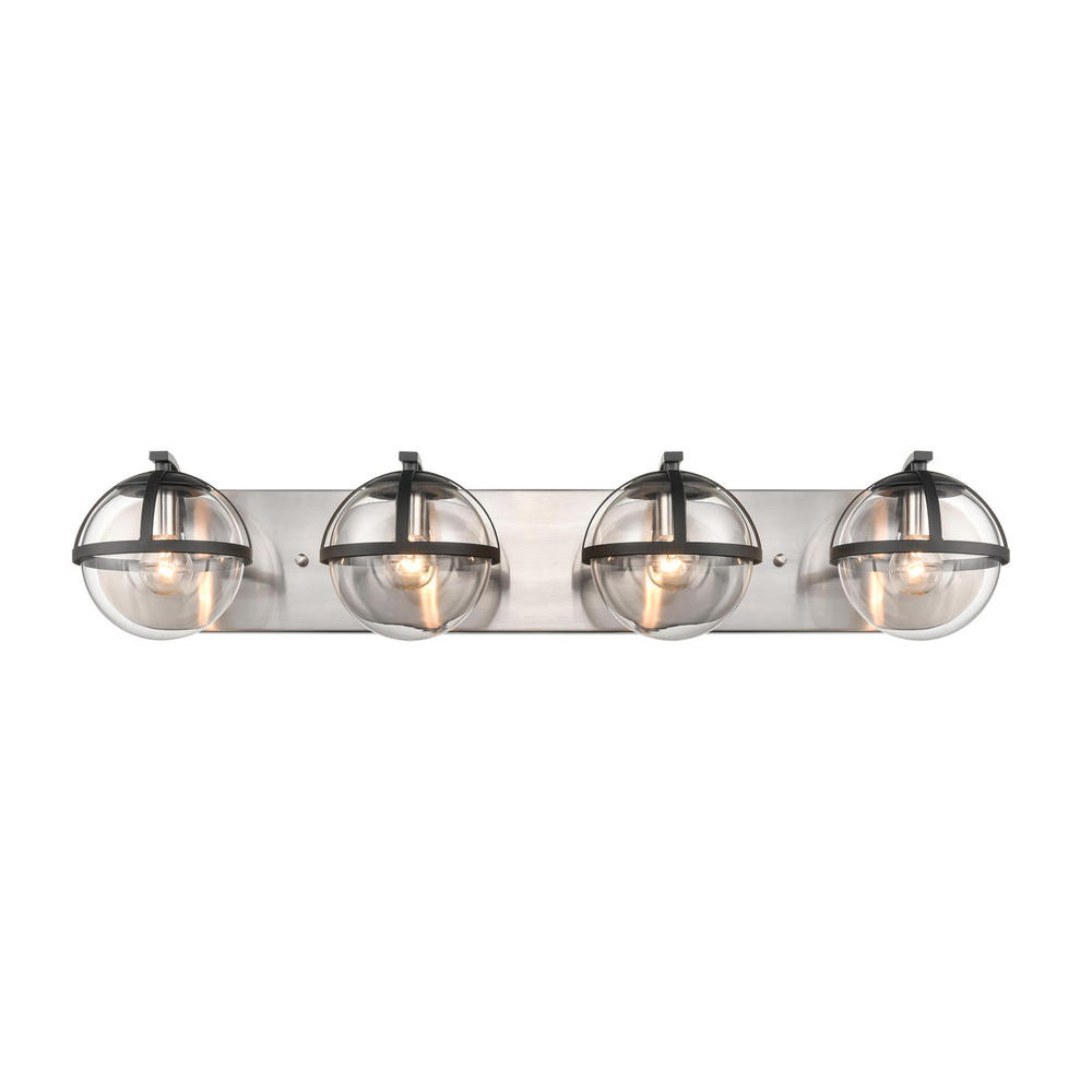 Davenay 31&#39;&#39; Wide 4-Light Vanity Light - Satin Nickel