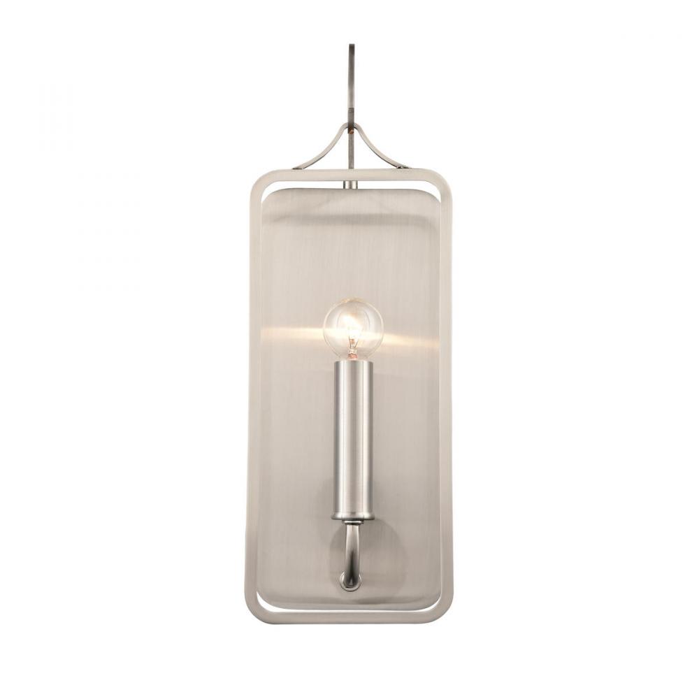 Merge 15&#39;&#39; High 1-Light Sconce - Satin Nickel