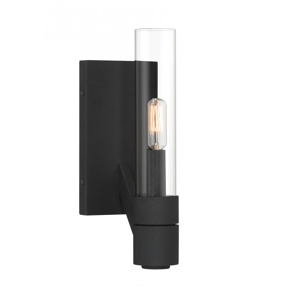 Rohe 12.5&#39;&#39; High 1-Light Sconce - Black Sand