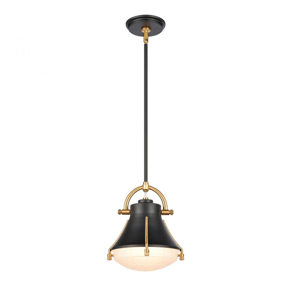 Urbanite 9&#39;&#39; Wide 1-Light Mini Pendant - Matte Black