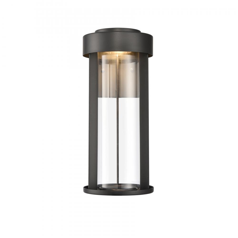 Brillis 13.75&#39;&#39; High 1-Light Outdoor Sconce - Matte Black