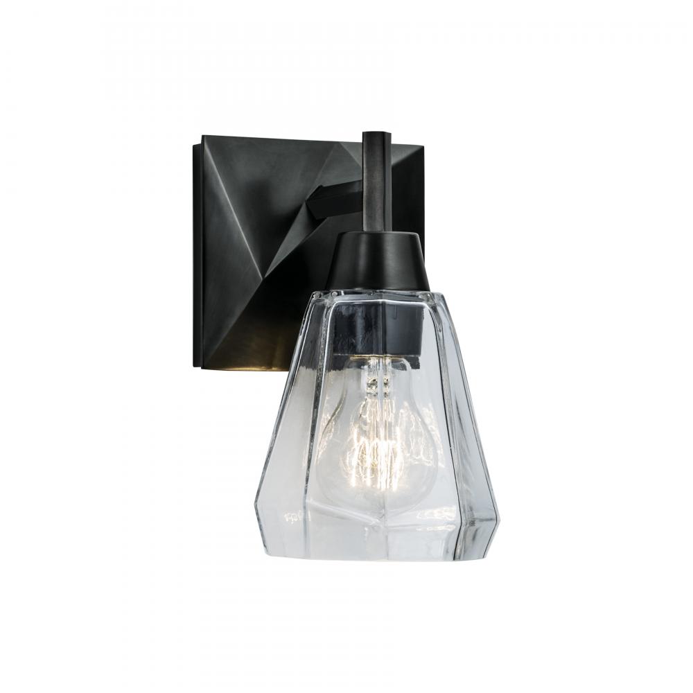 Arctic 8.5&#39;&#39; High 1-Light Sconce - Acid Dipped Black