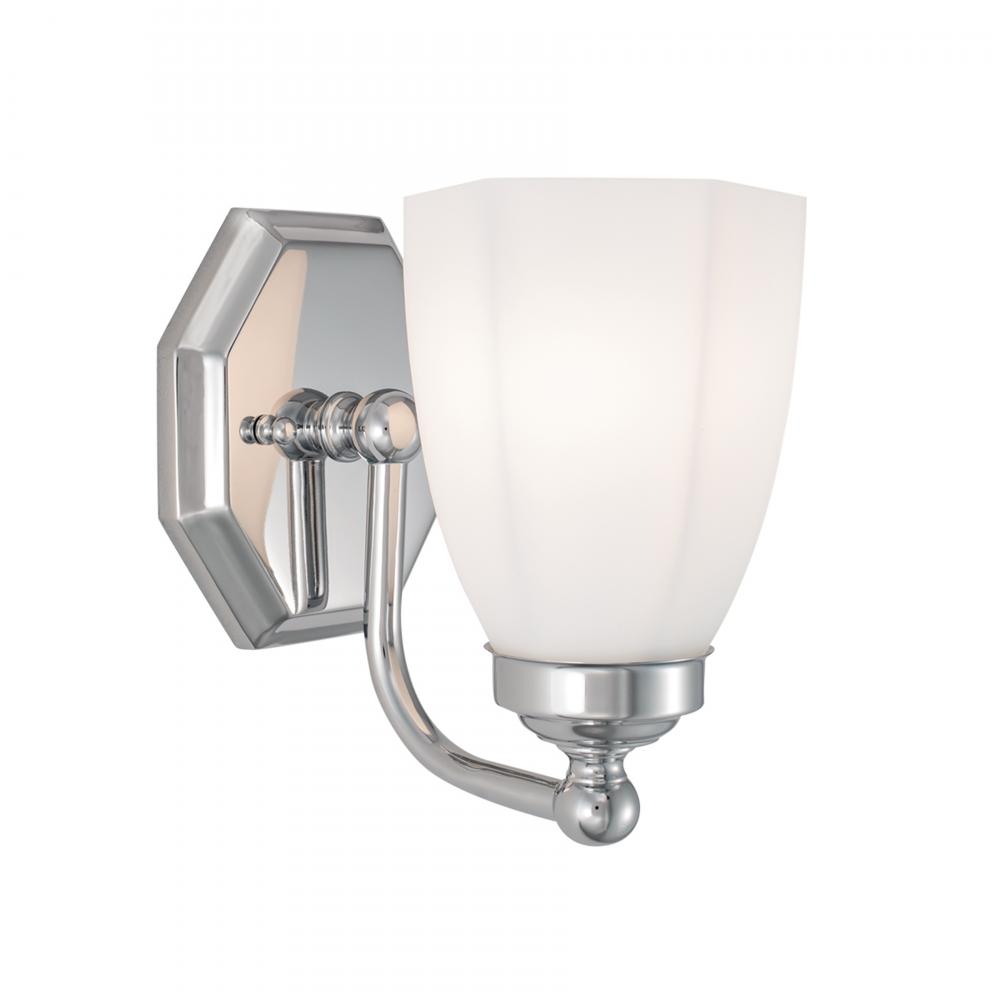 Trevi 7&#39;&#39; High 1-Light Sconce - Chrome