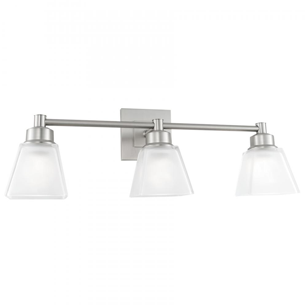 Matthew 22&#39;&#39; Wide 3-Light Vanity Light - Brushed Nickel