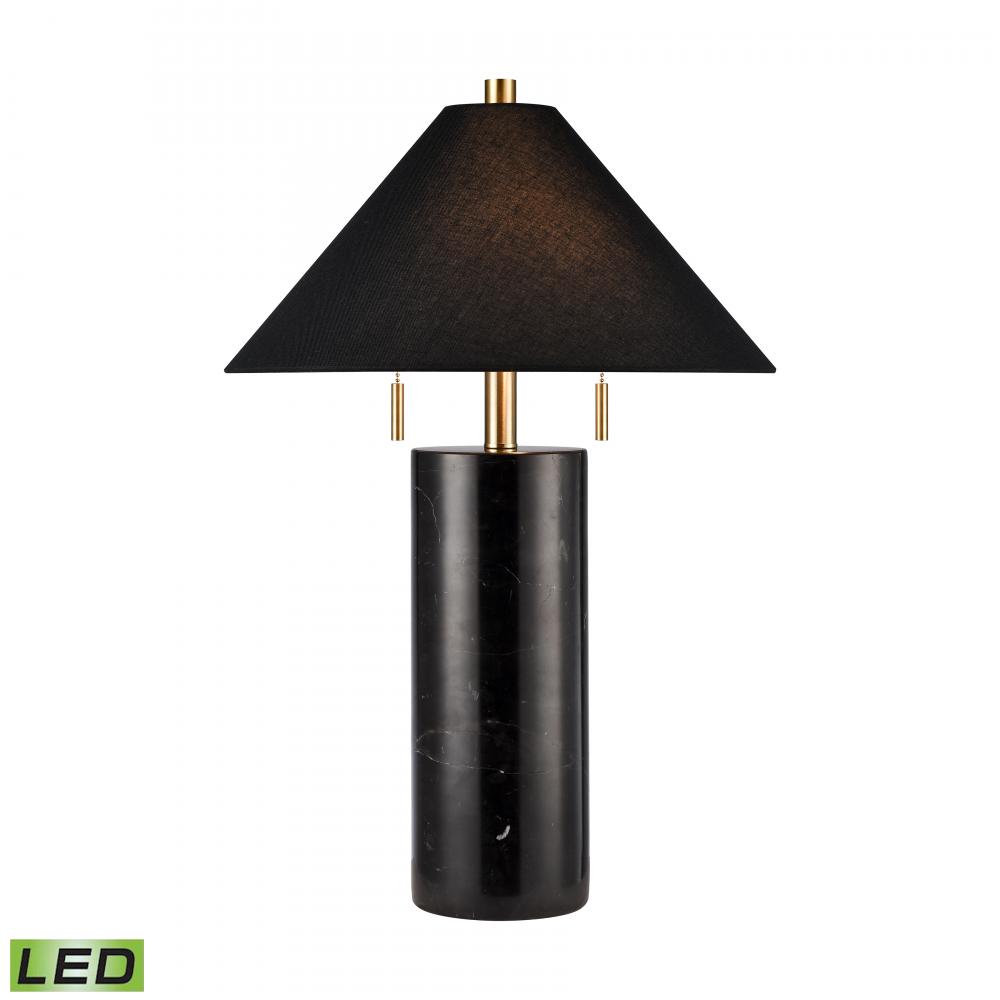 Blythe 26&#39;&#39; High 2-Light Table Lamp - Black - Includes LED Bulbs