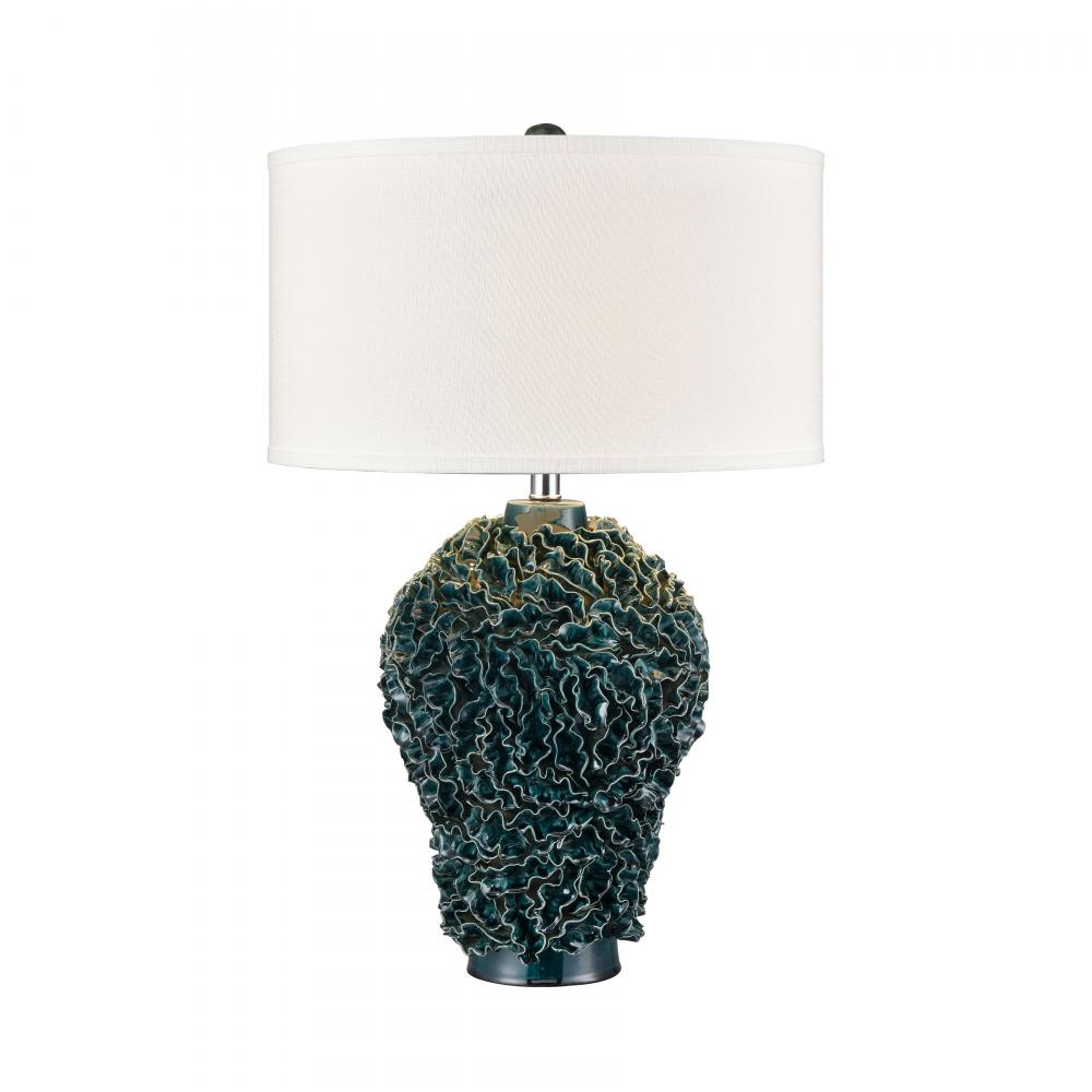 Larkin 27.5&#39;&#39; High 1-Light Table Lamp - Green Glaze