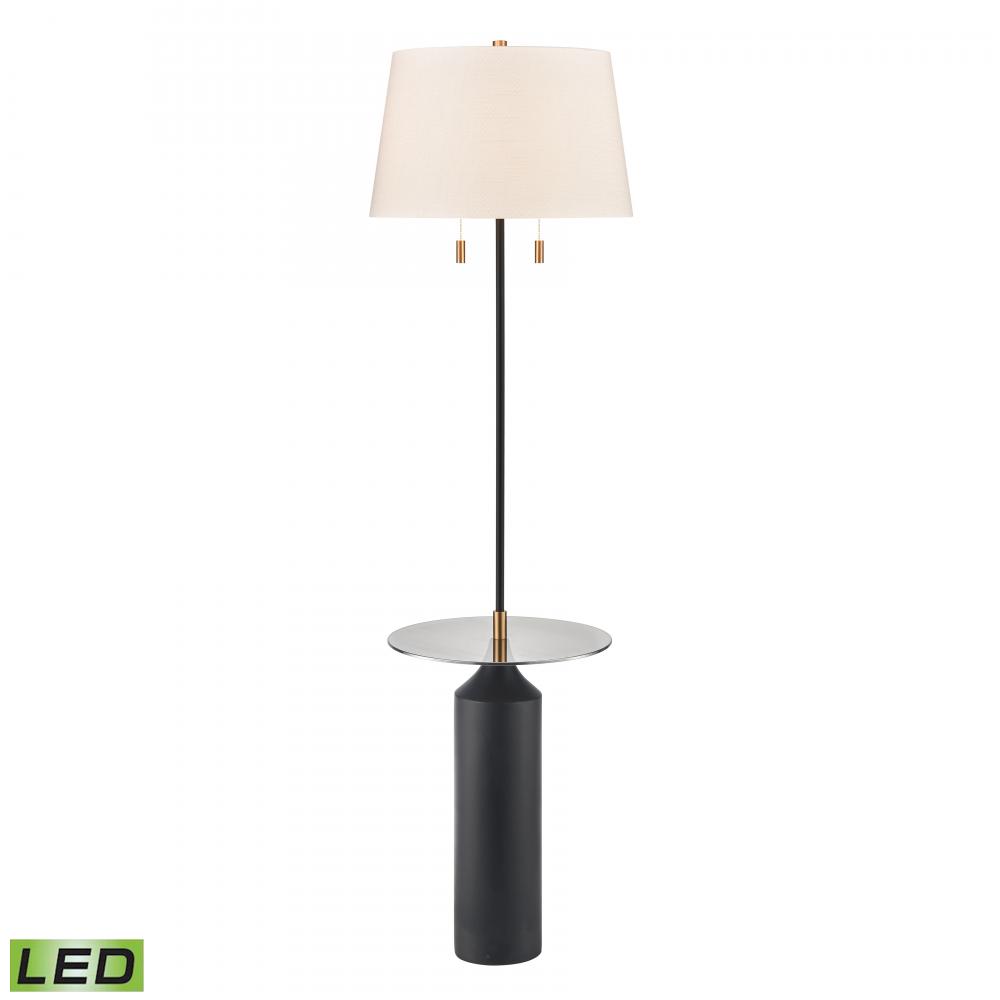 Shelve It 65&#39;&#39; High 2-Light Floor Lamp - Matte Black - Includes LED Bulbs