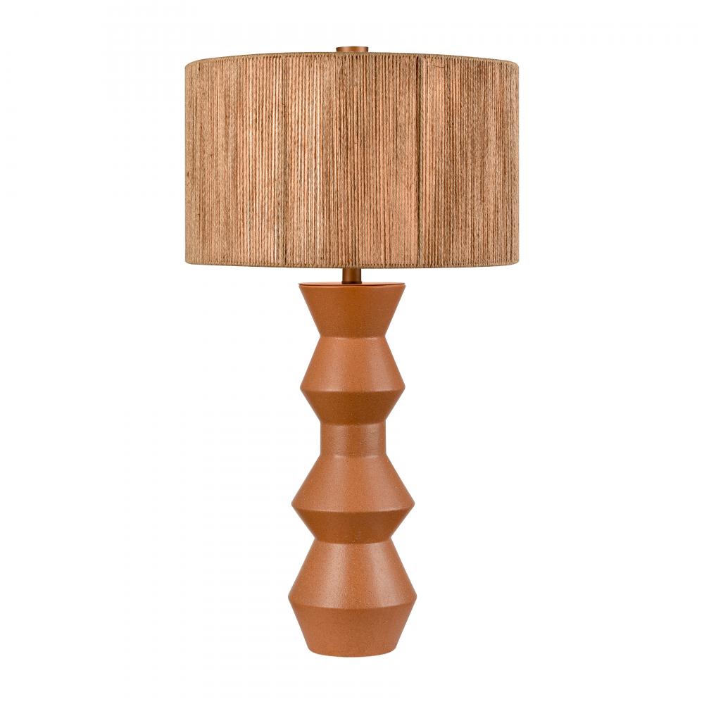 Belen 31&#39;&#39; High 1-Light Table Lamp - Ochre - Includes LED Bulb