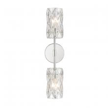 ELK Home 82195/2 - Forma de Crystal 21'' High 2-Light Sconce - Polished Chrome