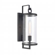 ELK Home 89491/1 - Hopkins 18'' High 1-Light Outdoor Sconce - Charcoal Black