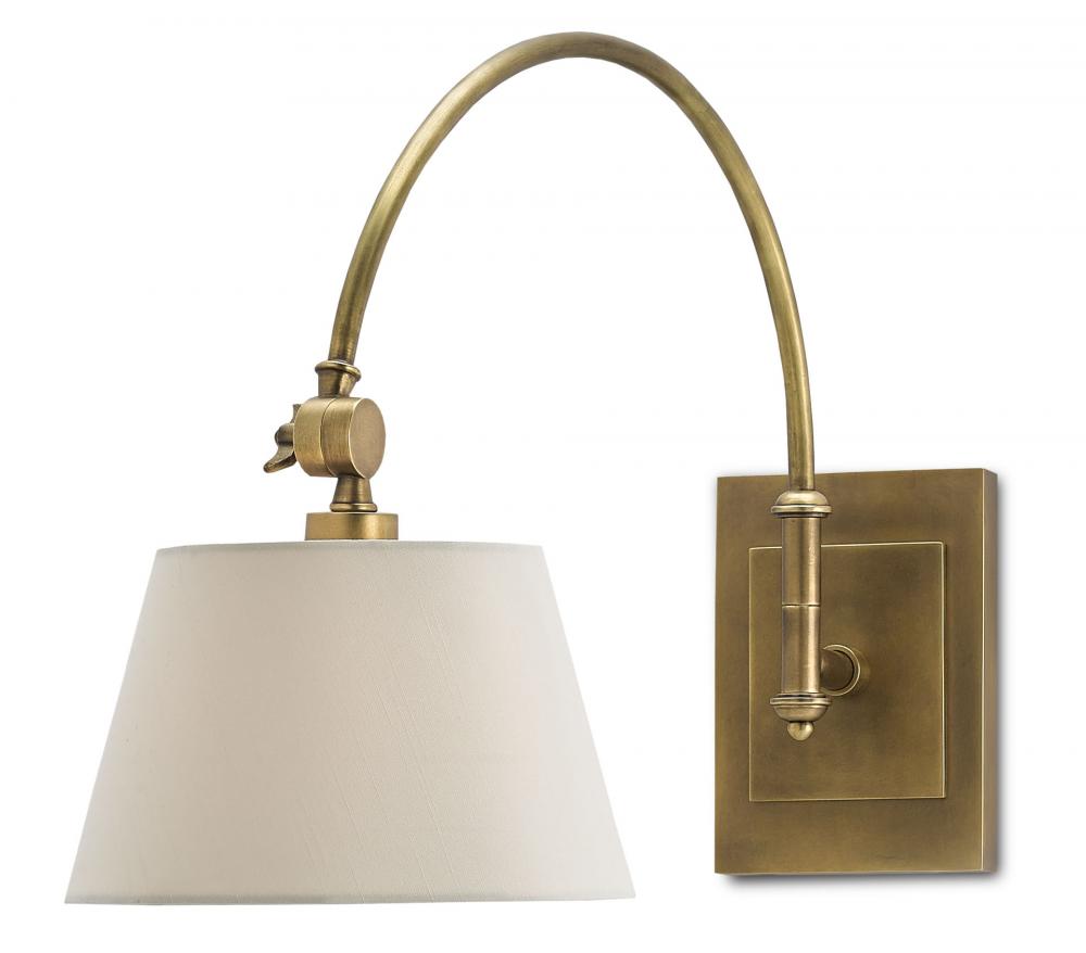 Ashby Brass Swing-Arm Sconce,