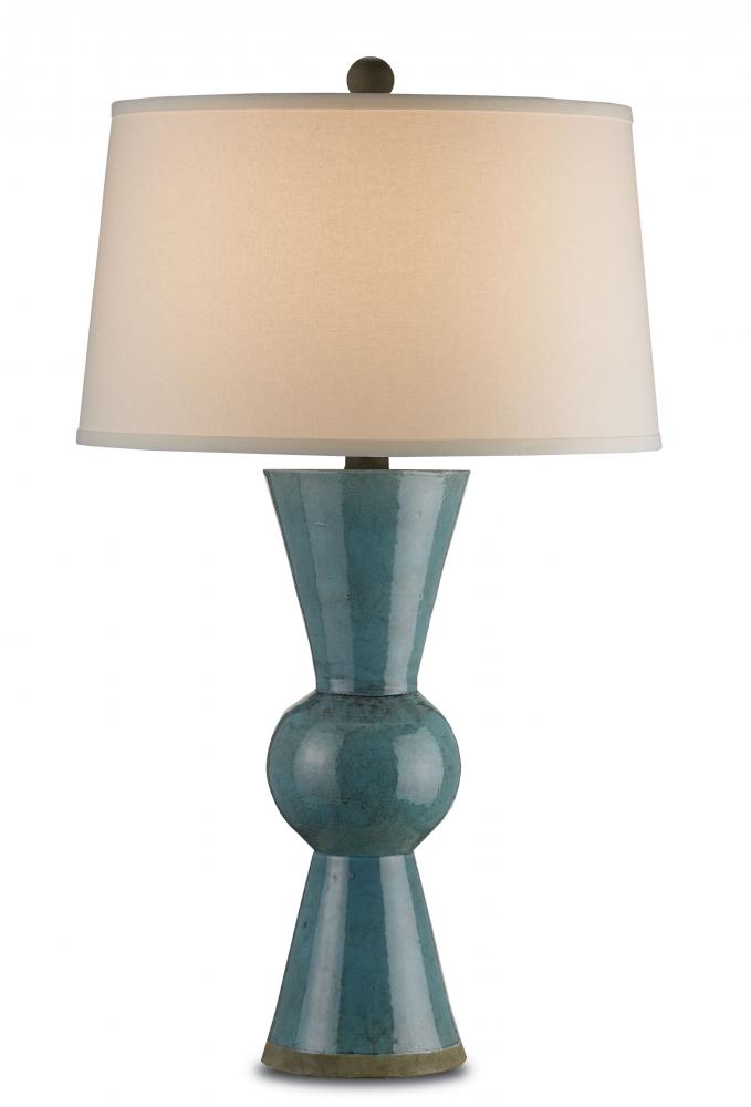 Upbeat Teal Table Lamp