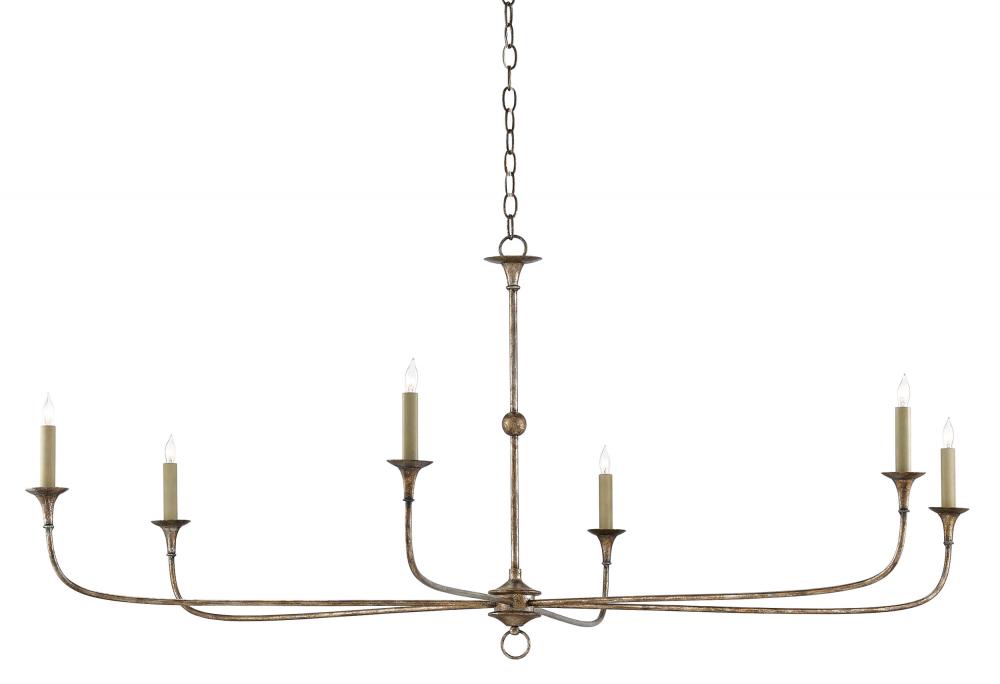 Nottaway Large Bronze Chandeli