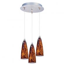 ET2 E94643-102SN - Amber Lava-Multi-Light Pendant