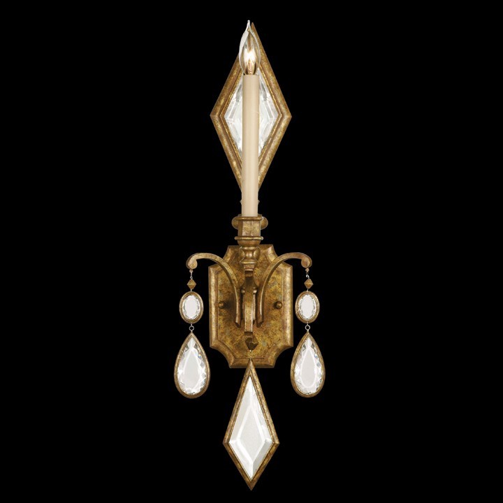 Encased Gems 29&#34;H Sconce