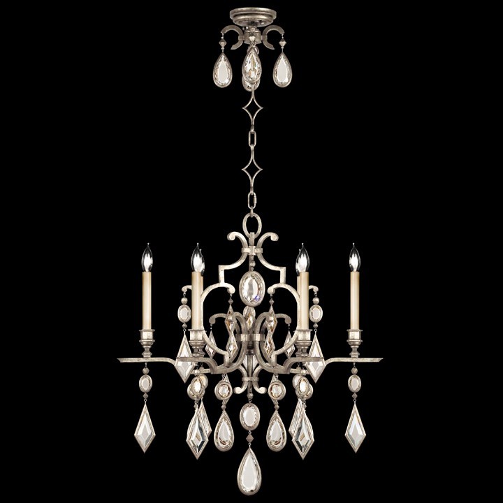 Encased Gems 29&#34;W Round Chandelier