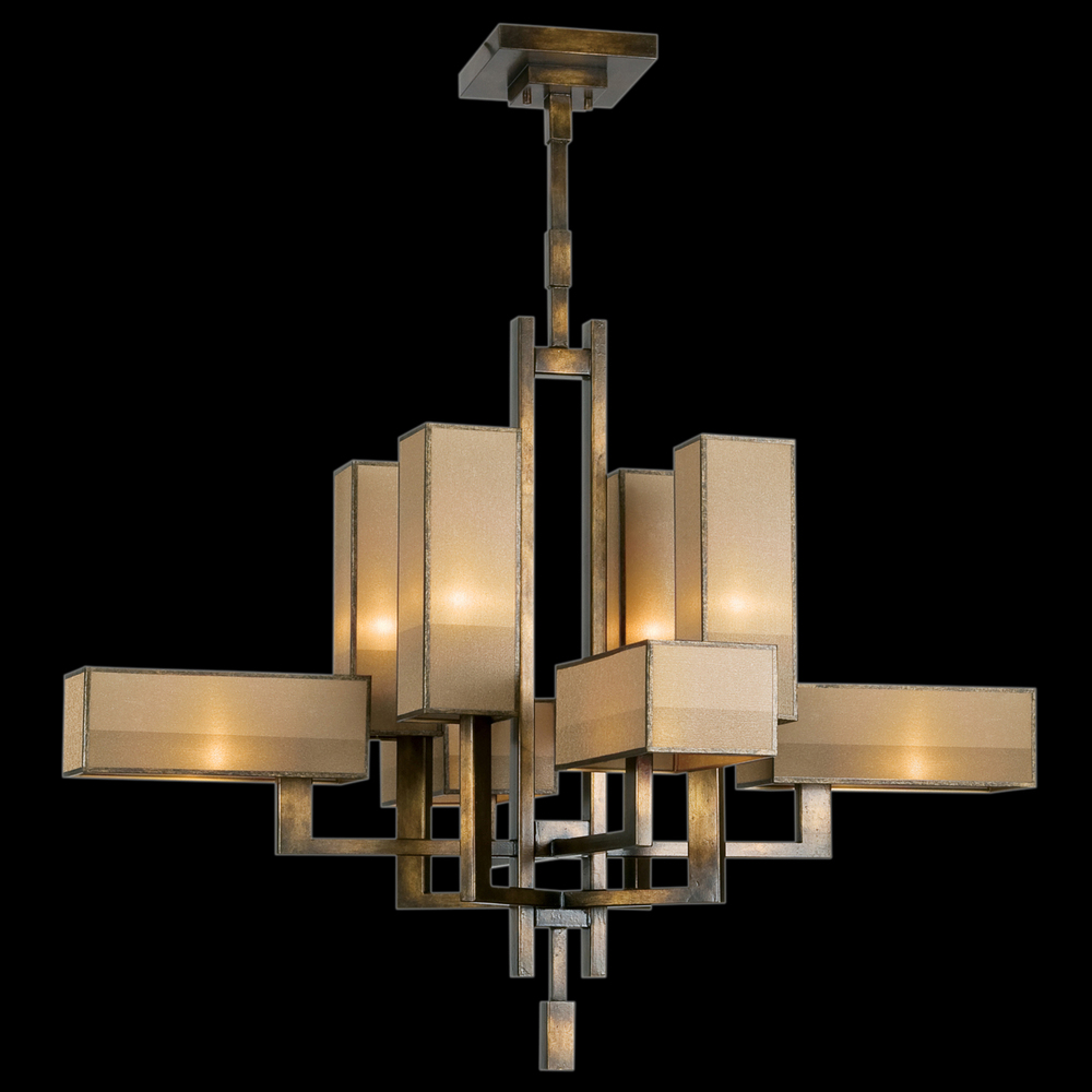 Perspectives 42&#34;W Square Chandelier