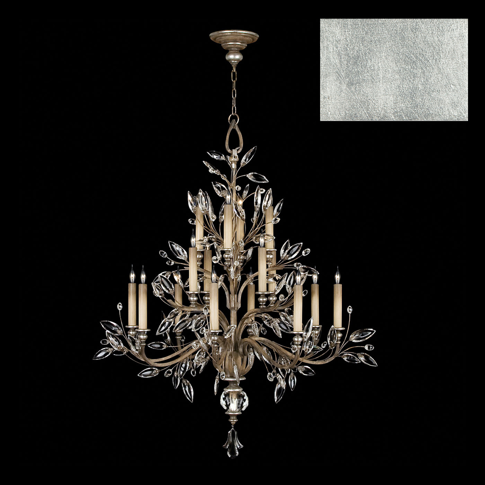 Crystal Laurel 45&#34;W Round Chandelier