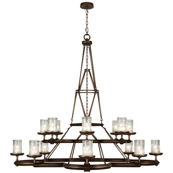 Liason 58&#34;W Round Chandelier