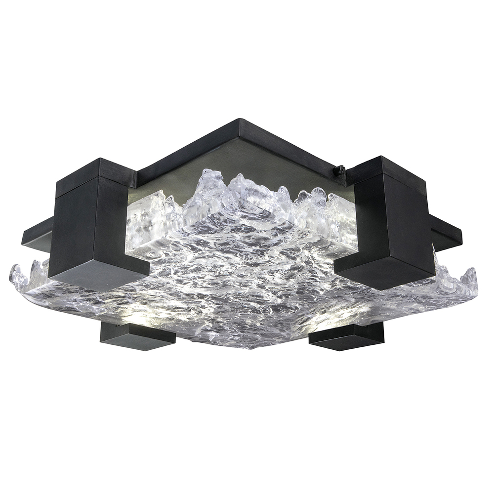 Terra 16.75&#34;W Square Flush Mount