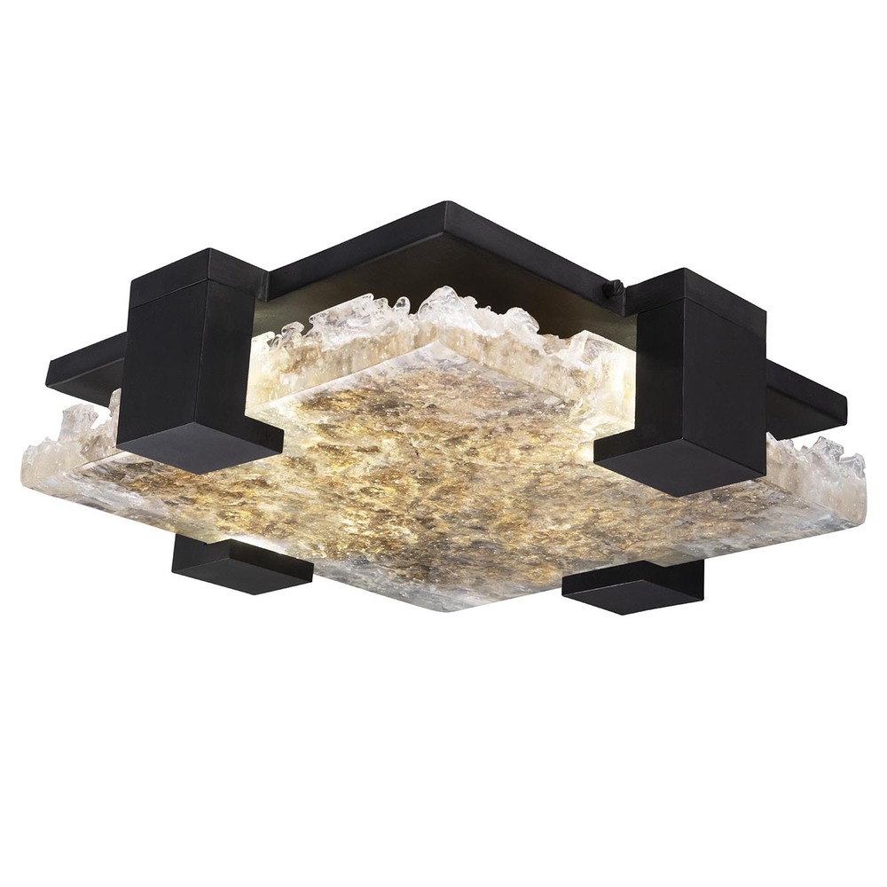 Terra 16.75&#34;W Square Flush Mount