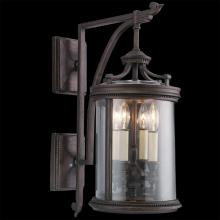 Fine Art Handcrafted Lighting 538581ST - Louvre 25"H Outdoor Wall Mount